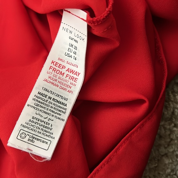 New look blouse with cold shoulder tie detail - Picture 4 of 6